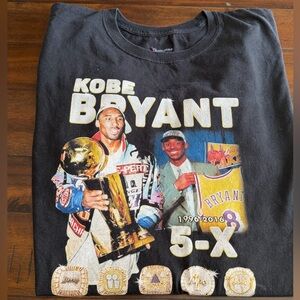 Kobe Bryant Lakers 5x Championship Graphic Tee | Champion | Size 2XL